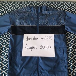 Blue Bandana Windbreaker